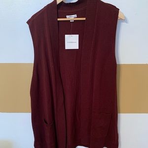 Croft & Barrow Sleeveless Cardigan NWT